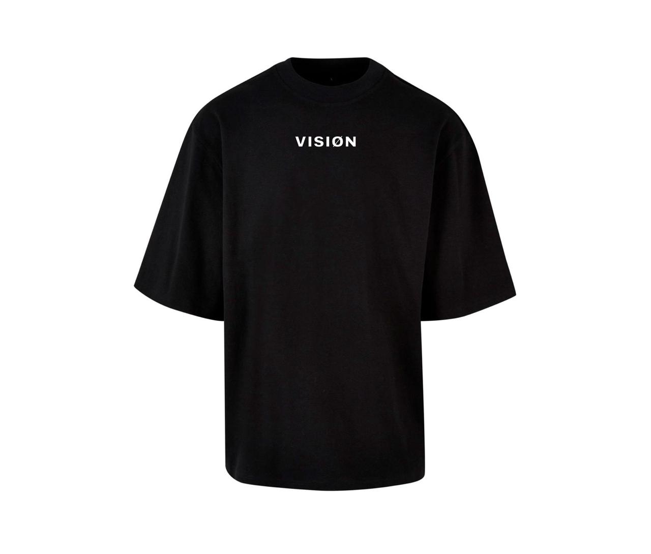 T-shirt noir VISIØN - Collection HØPE 2025