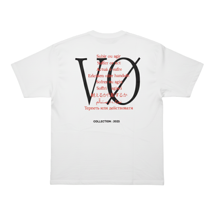 T-shirt blanc VISIØN - Collection 2025