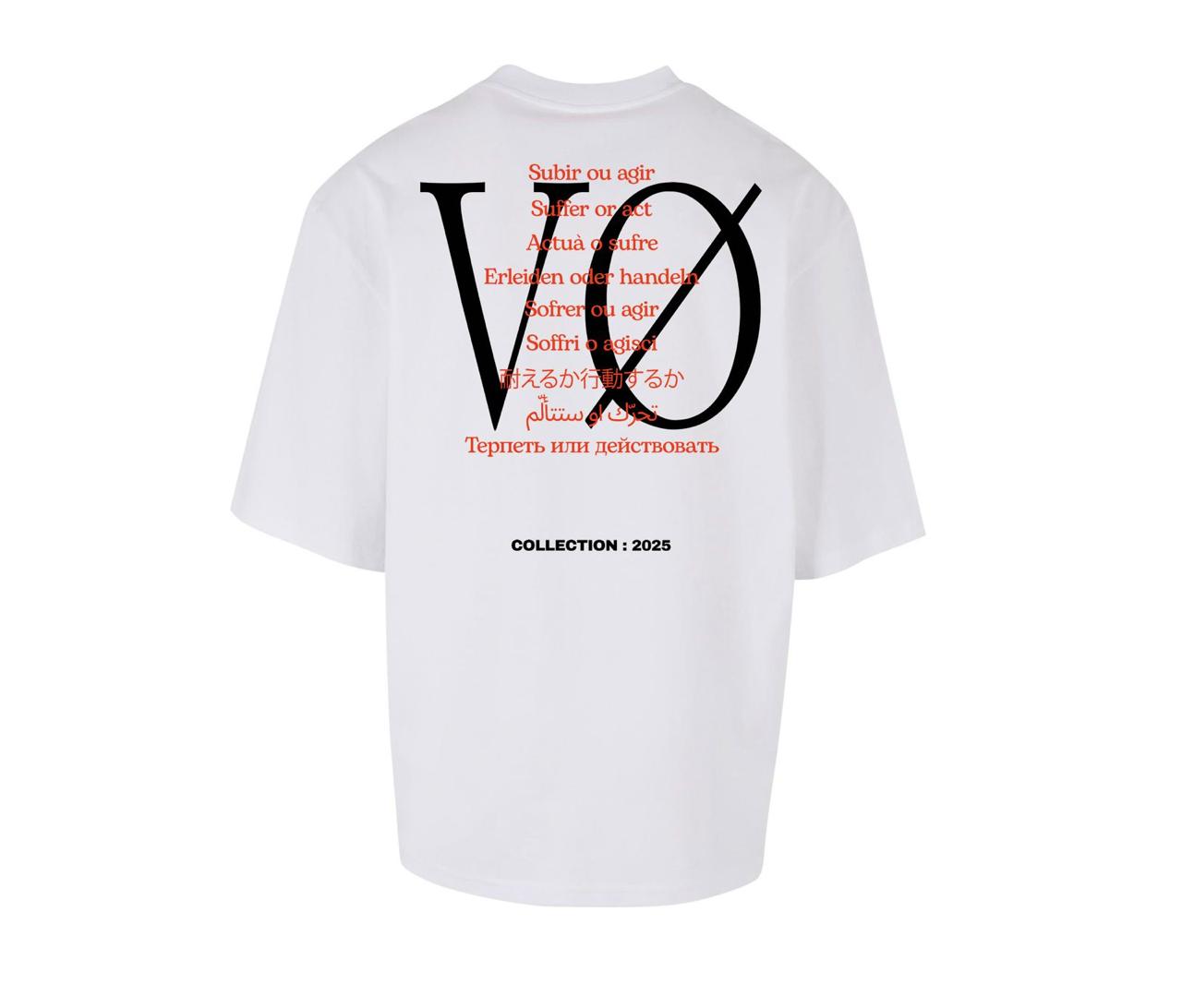 T-shirt blanc VISIØN - Collection HØPE 2025